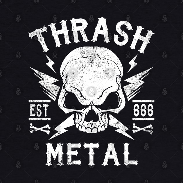 THRASH METAL by Tshirt Samurai